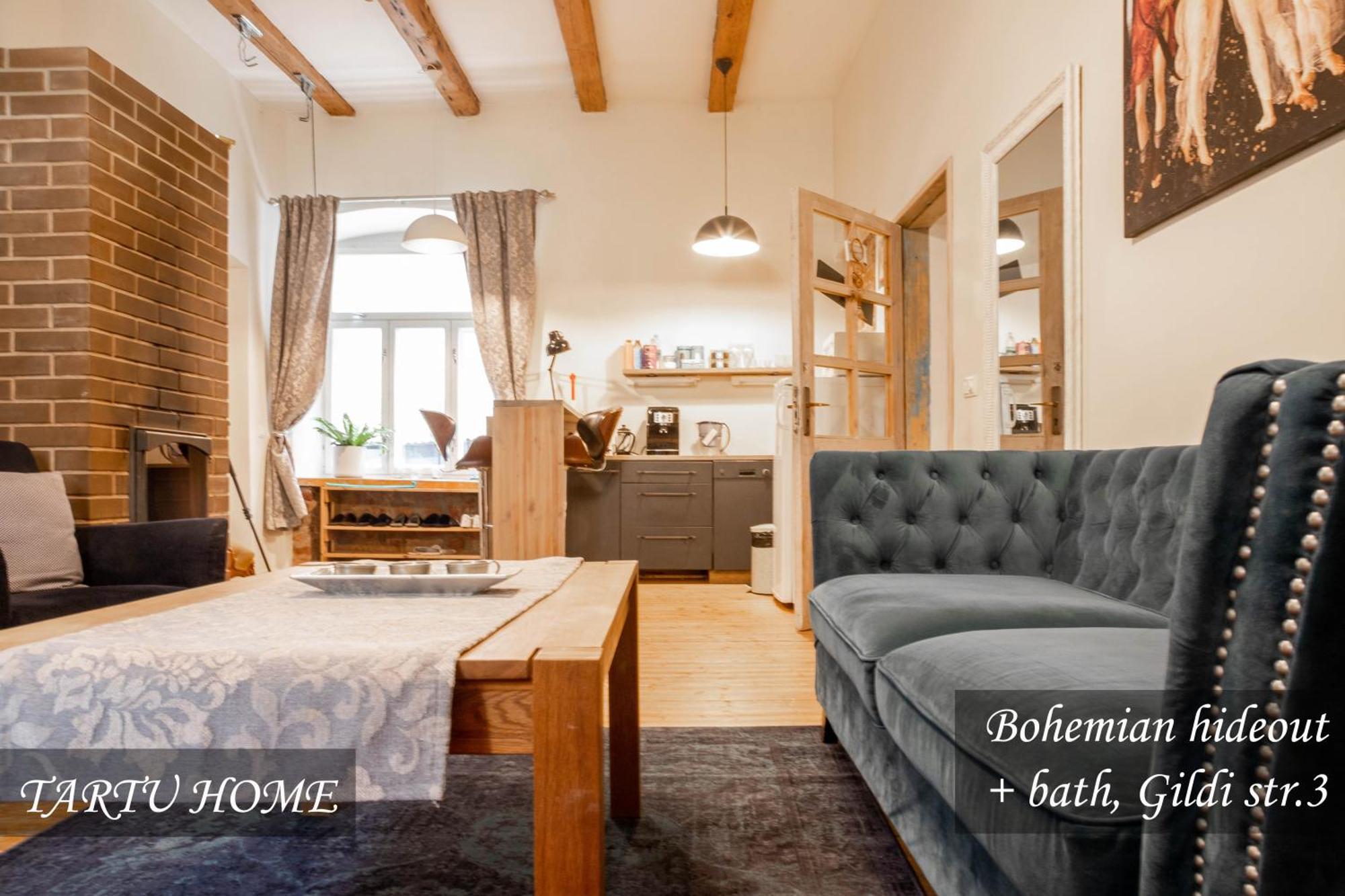 Bohemian Hideout, Old Town, Tartu Home Eksteriør bilde